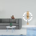thumbnail image 2 of Adorno de mesa de caballero acrílico, centro de mesa, impermeable, ideal para regalo o decoración de escritorio. Incluye base y números romano, 2 of 8