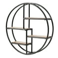thumbnail image 1 of Costway Étagère de Rangement Suspendue Ronde Circulaire Murale à 4 Niveaux Décoration de Pièce, 1 of 10