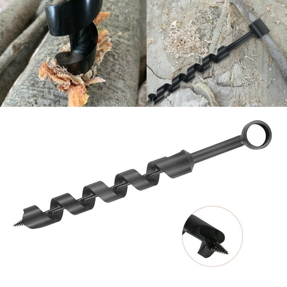 Hand Auger Scotch Eye Wood Auger Drill Bit For Survival and Camping Gear Packs