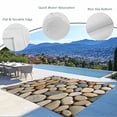 thumbnail image 3 of Cobblestones Outdoor Rug for Patio/Deck/Porch, Non-Slip Large Area Rug 4 x 6 Ft, Gravel Rock Natural Stones Pattern Art Indoor Outdoor Rugs Washable Area Rugs, Reversible Camping Rug Carpet Runner, 3 of 8