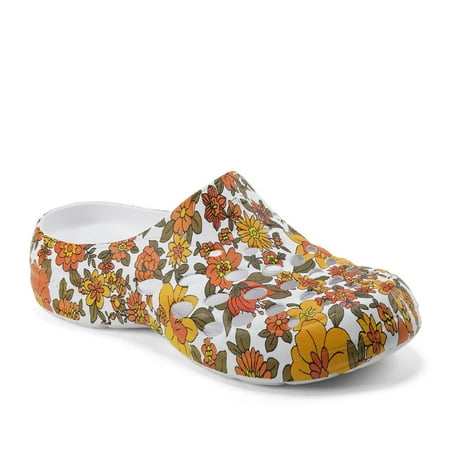 

EASY SPIRIT Women Adult 11 TRAVELCLOG-WHI05 White/Dark Floral