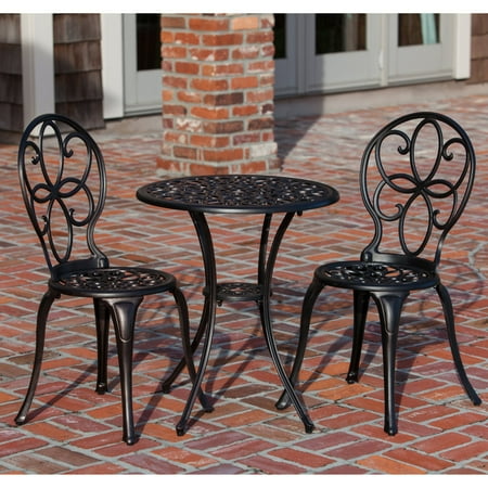 Patio Sense Antique Bronze Cast Aluminum 3-Piece Outdoor Bistro Set Patio Sense Antique Bronze Cast Aluminum 3-Piece Outdoor Bistro Set - Patio Sense Antique Bronze Cast Aluminum 3-Piece Outdoor Bistro Set