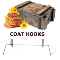 thumbnail image 2 of CRAFTHROU 2Pcs Stainless Hive Stand Space Saving Beehive Storage Rack Silver, 2 of 7
