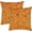Maple & Hazel, variant on Autumn Decorations Fall Porch Outdoor Throw Pillow Covers Décor Maple Leaves Farmhouse Cushion Cases 18 x 18 Inch Set of 2 for Home Couch Sofa Patio Bench - Maple Leaves