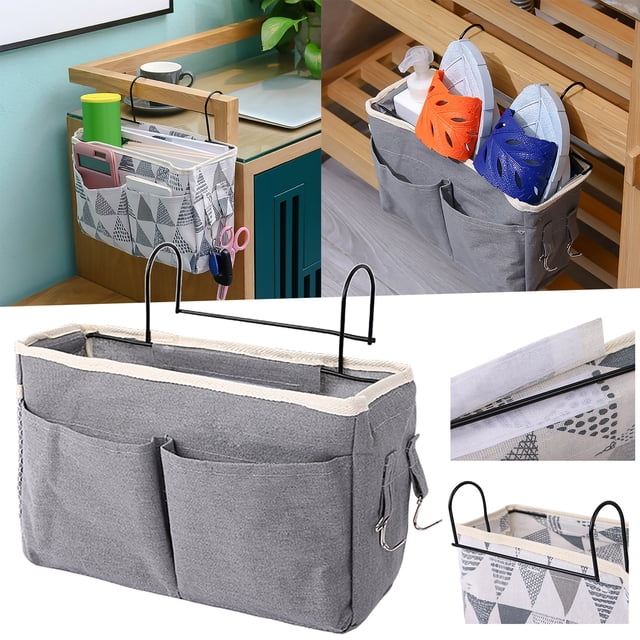 Dormitory Storage Bedside Hanging Student Dorm Room Storage Bag Home Linen Fabric Bedside Storage Storage Hanging Clothes Storage under Bed Clothes Storage Containers Closet Bags