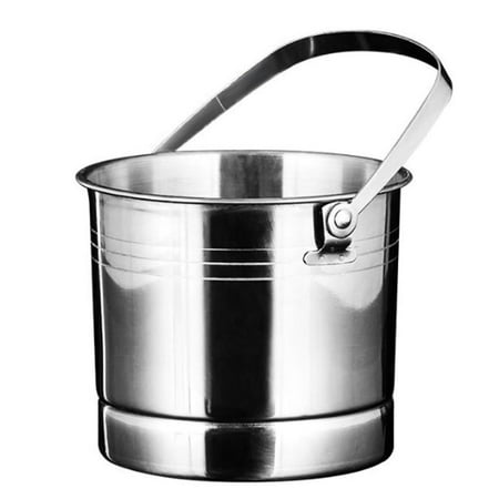 

Stainless Steel Portable Ice Bucket European Style Ice Bucket Storage Bucket