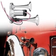 thumbnail image 3 of BotaniNest Trumpet Air Horn With Integrated Compressor And Motor For Truck Vehicle Loud Powerful Sound Upgrade, 3 of 6