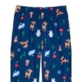 thumbnail image 3 of Rudolph Boys Short Sleeve Sleep Botton Front Top and Pants Pajama Set, 2-Piece, Sizes 4-12, 3 of 3