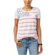 thumbnail image 1 of Camiseta gráfica Tommy Hilfiger para mujer con bandera de ancla color blanco talla mediana, 1 of 2