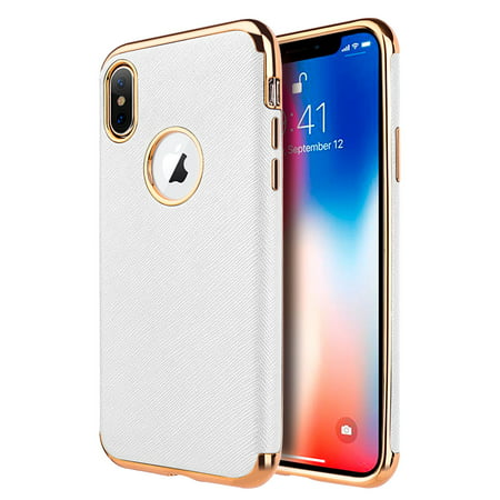Apple Iphone Xs Max Case By Insten Saffiano Luxury Leather Case