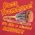 thumbnail image 3 of CafePress - Bass Trombone Musical Bazooka T Shirt - Men's Classic Graphic Cotton T-Shirt, 3 of 4