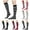 #04 （5pcs）, variant on 5 Pairs Bright Multicolor Striped Women's Socks Crew Calf High Casual