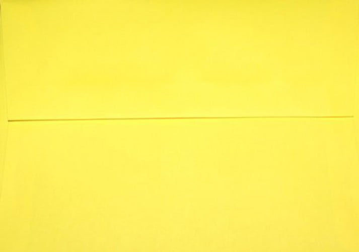 7.25 x 5.25 Square Flap 40 Yellow A7 Envelopes 