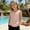 Orange, variant on Girls Tank Tops, Comfort Crew Neck Cotton Summer Sleeveless T-Shirts Red Size 10-12 T