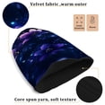 thumbnail image 3 of BZSMCE Winter Beanie Hats Warm Cozy Cap Starry Blossom Pattern, 3 of 7