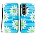 thumbnail image 2 of TECH CIRCLE for Samsung Galaxy A34 5G Case 6.6" (2023 Release), Cute Cartoon Flip Wallet Case with Lanyard, Built-in Card Slots & Stand Function, Portable Lightweight Slim Folio Cover, Blue Daisy, 2 of 3