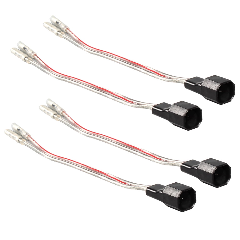 RED WOLF 4x Car Door Speaker Wiring Harness Adapter for Chevrolet