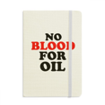 thumbnail image 1 of No for Oil Love and Peace World Notebook Official Fabric Hard Cover Classic Journal Diary, 1 of 4