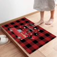 thumbnail image 3 of Door Mat 23.6"x15.7" Welcome Mat Front Floor Mats, Non Slip Indoor Carpet/Absorbent Outdoor Shoes Scraper, Happy Valentine''s Day Truck with Hearts Balloons Love Low-Profile Rugs Doormats for Entryway, 3 of 6