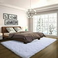 thumbnail image 3 of Noahas Soft Fluffy Area Rug for Living Room Bedroom Shaggy Accent Carpets for Kids Girls Rooms White,4x6ft, 3 of 7