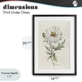 thumbnail image 4 of Stupell Industries Cottage Natural Wild Blossom Sprig Black Framed Print Under Glass, 14 x 20, by Cady Driver, 4 of 8