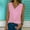Pink womens tank tops, variant on Wycnly Womens Tank Tops Loose Fit Breathable Personalized Tank Tops Summer Fashion Solid V-Neck Sleeveless Shirts Blouse White m