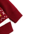 thumbnail image 4 of GYRATEDREAM Toddler Little Girl Boy Christmas Sweatshirt Kid Ugly Santa Claus Reindeer Tree Sweater Pullover Shirt Xmas Long Sleeve Tee Top Clothes for 7Y Red, 4 of 9