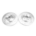 thumbnail image 2 of Power Stop Front Pair of Drilled and Slotted Brake Rotors EBR1652XPR 2017-2019 Audi A4 2018 A4 Quattro 2016-2017 A5 Quattro, 2 of 4