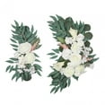 thumbnail image 4 of 2x Wedding Arch Flower Swag Handmade Decorative Artificial Flower Arch Decor for H, 4 of 9