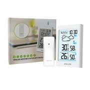 BALDR Wireless Indoor & Outdoor Thermometer Hygrometer (White)