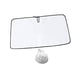 thumbnail image 2 of Protector de parasol plegable para parabrisas que mantiene la cubierta de su vehículo para SUV sedanes. Plata titanio S, 2 of 9