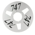 thumbnail image 2 of 10.5 Inches Takeup Reel, Open Reel Audio Aluminum Alloy Takeup Reel, 1/4 10.5 Inch Empty Tape Reel 3 Hole Aluminum Alloy Opening Machine Part Open Reel Takeup Reel, 2 of 8