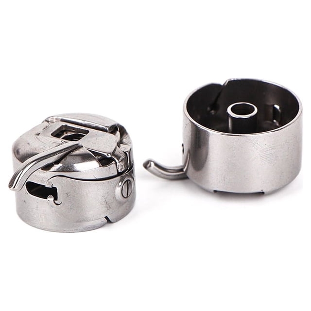 Adecuado para caja de bobinas de acero inoxidable para máquina de coser Singer de carga frontal