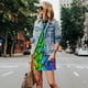 thumbnail image 4 of Fotbe Multicolored Butterflies Vestido de Verano sin Mangas para Mujer – Vestido Midi Línea A, Estilo Camiseta Floral, Vestido Playero Casual y Fluido, 4 of 7