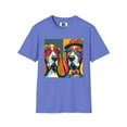 thumbnail image 6 of Mr and Mrs Basset Hounds PopArt4 Unisex Softstyle T-Shirt, 6 of 10