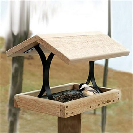 Fancy Feeder - Cedar Fly-Thru feeder
