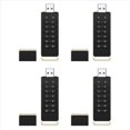 thumbnail image 1 of 4X Unidad USB Segura, Unidad Flash USB Cifrada de 32 GB Memoria con Contraseña de Hardware con Teclado USB 3.0 Disco Flash Negro, 1 of 5
