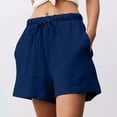 thumbnail image 3 of Women's Super Soft Cotton Sweat Shorts Casual Lounge Athletic Running Terry Shorts, 3 of 7