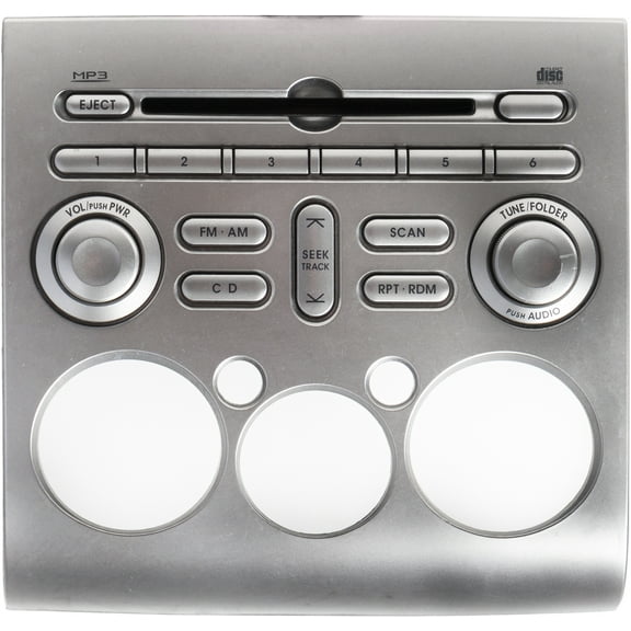 Restored 2006-2012 Mitsubishi Eclipse AM FM Radio Single Disc CD Player Model ID 8701A250 (Refurbished)