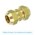 thumbnail image 4 of Conector de tubo de compresión de latón Uxcell, conectores de extensión de tubería para fontanería 5/8" macho x 1.6 pulgadas, 4 of 6