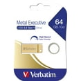 thumbnail image 6 of Verbatim 64GB Metal Executive USB 3.0 Flash Drive - Gold 64 GBUSB 3.0 - Gold - Water Resistant, 6 of 6