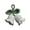 A, variant on Keychain Hand Woven Flower Delicate Workmanship Bohemian Decorate Ornament Attractive Handmade Flower Knitted Key Ring Bag Accessory