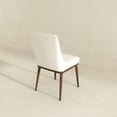 thumbnail image 5 of Grayson Mid-Century Modern Polyester Blend Fabric Dining Chair in Beige (Pair), 5 of 8