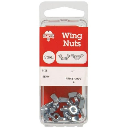 

ACEDS 5105549 0.25 in. Stainless Steel Wing Nut - Card of 6- pack of 10