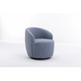 thumbnail image 6 of ARCTICSCORPION Contemporary Teddy Swivel Accent Chair, Light Blue, 6 of 9