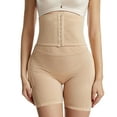 thumbnail image 2 of SWSMCLT Women's Firm Compression Butt Thigh Padded Hip Enhancer Shapewear Lifter Shaper Shorts High Waist Tummy Control Slimming Girdle Corset Waist Trainner Nude Small, 2 of 5