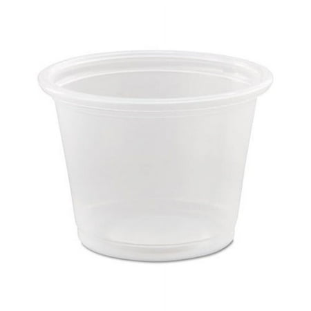 Conex Complements Ploypropylene Portion/Medicine Cups 1 oz, Clear, 125/Bag, 20 Bags/Carton
