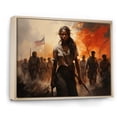 thumbnail image 2 of Designart "Afro-American Liberties" African American Floater Framed Wall Decor, 2 of 7