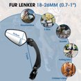 thumbnail image 5 of West Biking 360 Rotatable Bicycle Rear View Mirror, Handlebar Bar End Bike Mirror, a Pair, 5 of 8