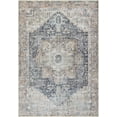 thumbnail image 2 of Mark&Day Washable Rugs, 2x3 Nora Traditional Dark Brown Area Rug, Blue Brown Ivory Carpet for Living Room, Bedroom or Kitchen (2' x 2'11", Machine Washable), 2 of 8